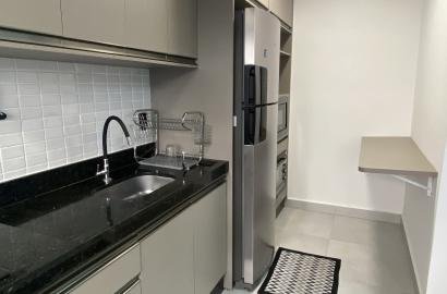 Apartamento mobiliado para locação no Condomínio Bela Marina em Cuiabá – 2 quartos e 2 vagas