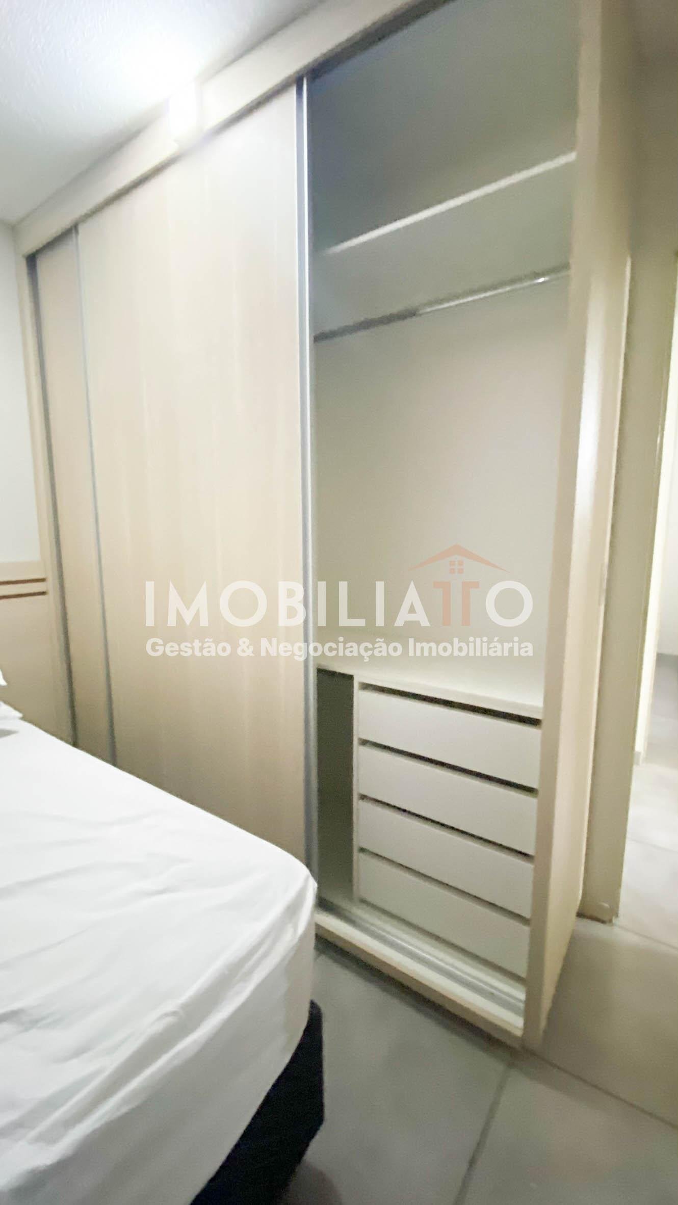 Apartamento mobiliado para alugar no Residencial Paiaguás em Cuiabá – 1º andar, sol da manhã e condomínio incluso